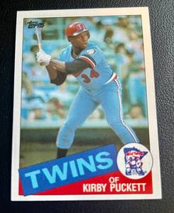 lot 9D image: Kirby Puckett 2 RC Lot 1985 Topps #536 and 1985 Donruss #438 - Vintage Rookie Minnesota Twins Baseball Cards