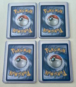 lot 39D image: Pokemon 4 Holo Card Lot - Snorlax, Dark Gyrados, Magnemite, and Gastly