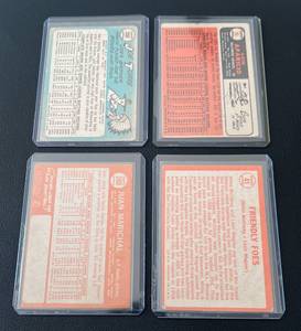 lot 41D image: Vintage Baseball 1964-1966 4 Card Star Lot - Willie McCovey, Juan Marichal, Joe Torre, Luis Aparicio