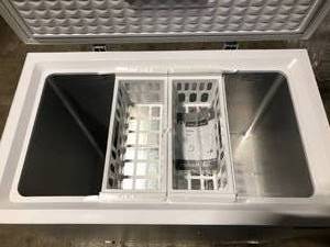 Magic Chef 7.0 cu. ft. Chest Freezer in White Damaged Customer Returns See Pictures