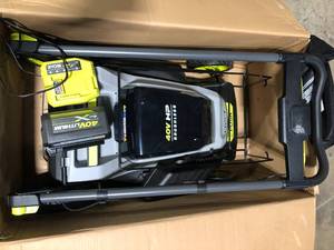 RYOBI 40V HP Brushless 20 in. Cordless Electric Battery Walk Behind Self-Propelled Mower with 6.0 Ah Battery and Charger  Customer Returns See Pictures