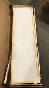Oriental Furniture 5 ft. Natural 3-Panel Room Divider  Customer Returns See Pictures