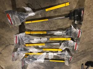 Lot of 2-Piece Multi-Purpose Scoop and Rake Garden Tool Set  Customer Returns See Pictures