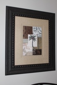 lot 57 image: Beautifully Framed and Matted Fine Palm Art Print