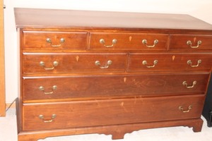 lot 63 image: Gorgeous Solid Cherry 7-Drawer Chest