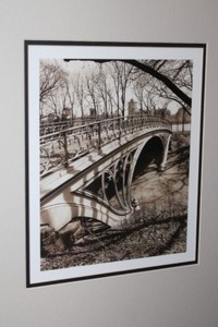 lot 81 image: Gothic Bridge Matted and Framed Art Print