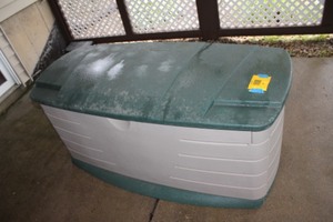 lot 96 image: Rubbermaid Outdoor Storage Locker