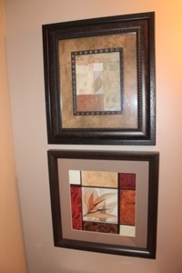 lot 94 image: Set of 3 Giclee Matted and Framed Art Prints