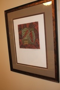 lot 68 image: S. Vass Floral Art Print