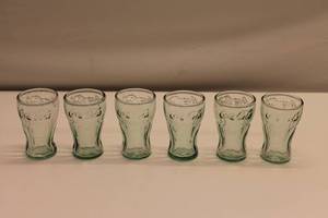 lot 103 image: Set of 6 Mini Coca-Cola Glasses
