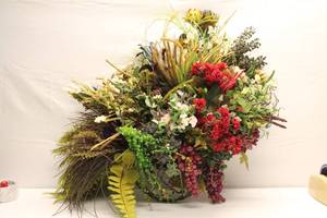 lot 108 image: Faux Floral Arrangement
