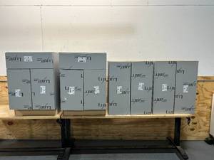 lot 35 image: ALVIC Set of 4 Luxe Kitchen Cabinets