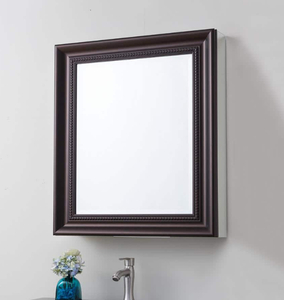 lot 15 image: PEGASUS 24 in. W x 30 in. H Rectangular Medicine Cabinet with Mirror