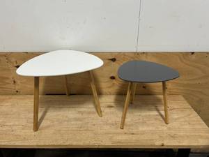 lot 115 image: Lot of 2- Tear Drop End Tables