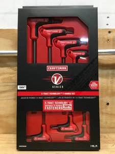 lot 136 image: New Craftsman V-Series Torx Key Set, 7 Piece Model # CMHT26163V 06192416