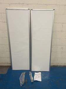 lot 174 image: FLASH FURNITURE Mobile Magnetic Whiteboard Partition
