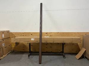 lot 111 image: AMERIMAX HOME PRODUCTS Case of 10- 3 in. x 4 in. x 10 ft. Brown Aluminum Downspouts