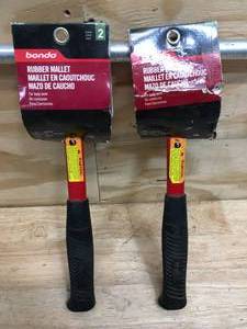 lot 163 image: Lot of 2 - Bondo Rudder Mallets