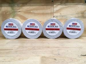 lot 165 image: Lot of 4 - 2 x 50 yds Rolls of Tape All Aluminum Tape
