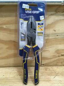 lot 166 image: Irwin Vise-Grip 8 Linemans Pliers Model # 1968334