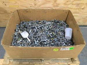lot 187 image: Lot of over 400 lbs of misc. hardware