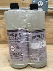lot 159 image: Lot of 2 - Mrs. Meyers Multi-Surface Concentrate 32 Fl Oz Bottles