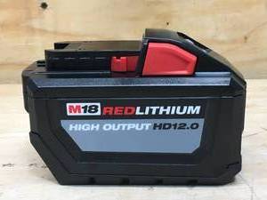 lot 164 image: Milwaukee Red Lithium High Output 12Ah Battery