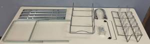 Knape & Vogt Simply Put-  2 Tier Pull-Out Cookware Organizer-11-in W x 19.75-in