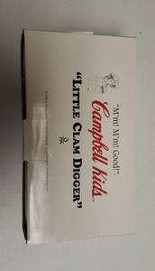 VINTAGE -Danbury Mint-  Campbell Kids-  Little Clam Digger  Doll- 1996
