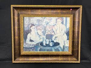 lot 32 image: Te Feme De Hure - Framed Picture