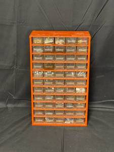 lot 116 image: Raaco Hardware Organizer w Various Nails, Screws, Hardware Included