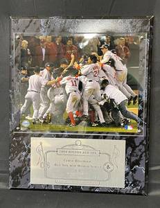 lot 88 image: 2004 Boston Red Sox Curse Reversed LTD Edition Plaque World Champions