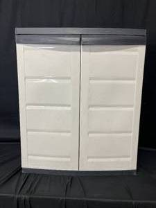 lot 176 image: 2 Door Hard Plastic Storage Unit