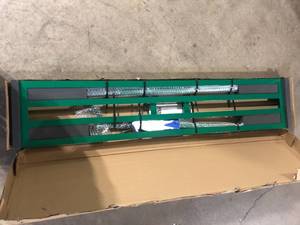 lot 30 image: VEVOR Lawn Leveling Rake 48 in. x 10 in. Level Lawn Tool Heavy-duty Lawn Leveler with 78 in. Steel Extended Handle Rake Suit Customer Returns See Pictures