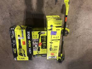 lot 40 image: Lot of Assorted Lawn Care Items Various Models and Conditions Customer Returns See Pictures