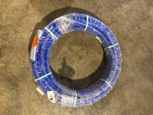 lot 43 image: Advanced Drainage Systems 1 in. x 100 ft. CTS 250 PSI NSF Poly Pipe in Blue Customer Returns See Pictures