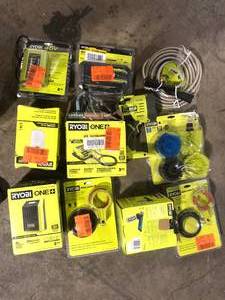 lot 46 image: Lot of Assorted Power Tools and Hardware Various Models and Conditions Customer Returns See Pictures