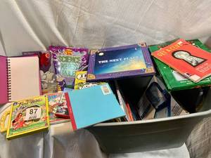 Bin of A Variety Of Miscellaneous Books