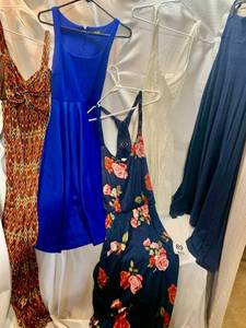 Five Womens Dresses---Size Small To Medium