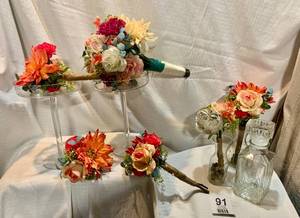 A Variety Of Beautiful Bridal Bouquets