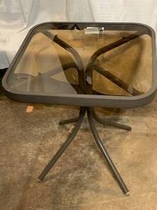 Patio Table & Hose Reel Outdoor Items