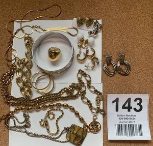 Monet Jewelry Group Bracelets, Ring, Earrings, Clip & Pierced necklaces,  charm