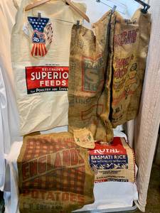 VTG Potato & Feed Sacks Rice, Tito, Potato and Feed Sacks