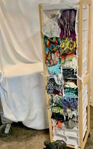 ScarfShoe Rack wScarves Many styles & Colors
