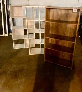 3 Shelves 2 White