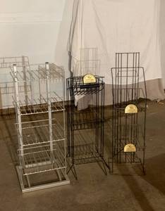 3 Metal Display Stands