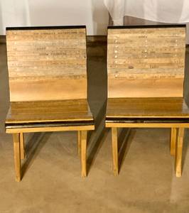 2 PEW Chairs w Local