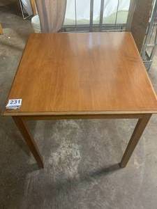 Square Wood Table
