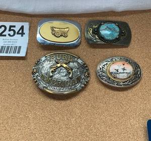 4 VTG Belt Buckles