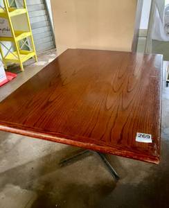 Wood Square Table